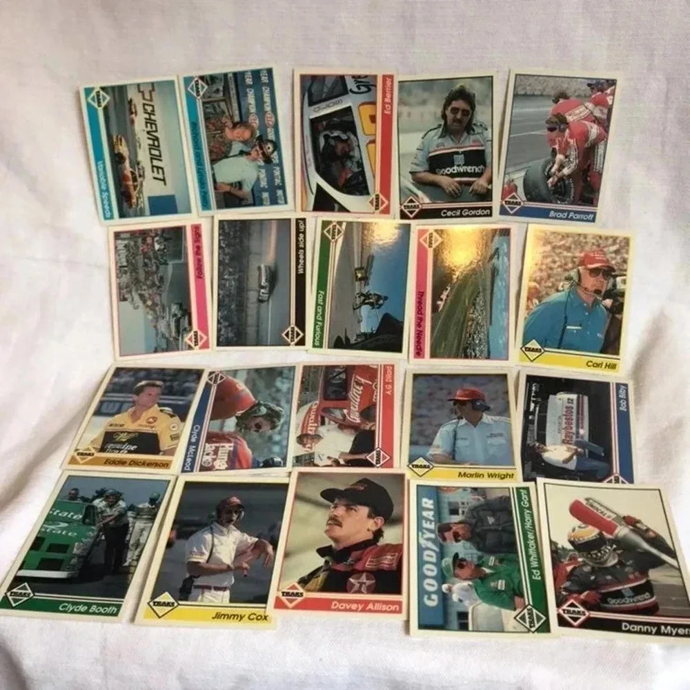 Vintage Race Cars / Car Racers Card Lot 20 Pieces